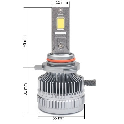 9012(HIR2) (5000К) Prime-X MAX Pro комплект світлодіодних ламп (2 шт.)