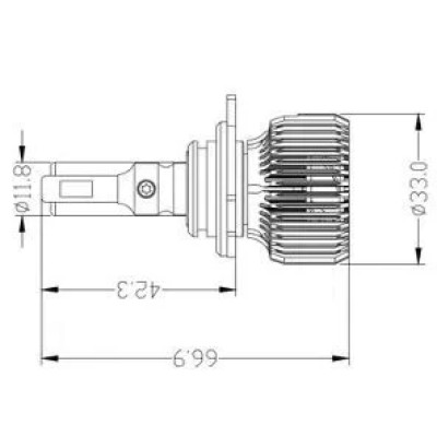 Світлодіодні лампи Prime-X R Pro 9012(HIR2) (5000K) (2 шт)