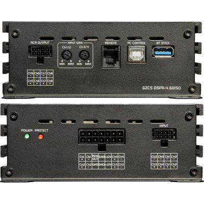 Чотирьохканальний підсилювач Ground Zero GZCS DSPA-4.60ISO