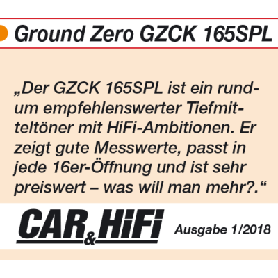 Мидбас Ground Zero GZCK 165SPL
