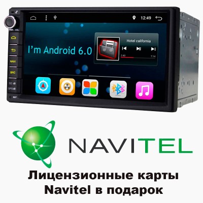Универсальная магнитола Prime-X A6 (Android 6.0)