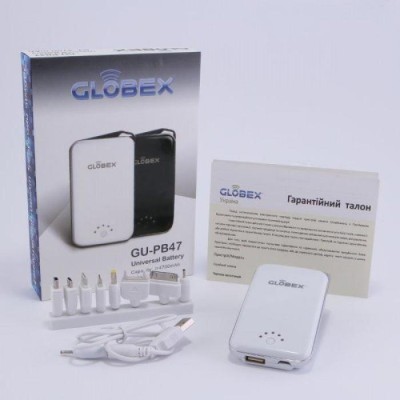 Портативний акумулятор Globex GU-PB47 чорний