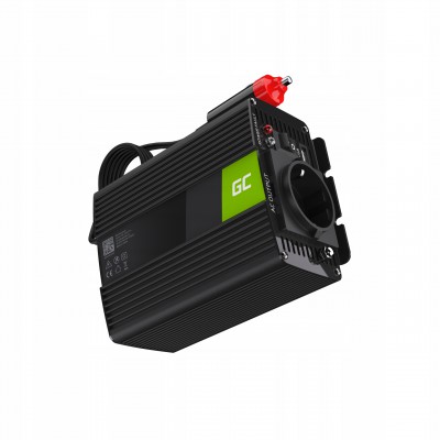 Преобразователь напряжения Green Cell 12V to 230V 150W/300W читстый синус