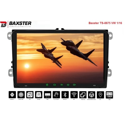 Штатна магнітола Baxster TS-8875 VW universal 1/16