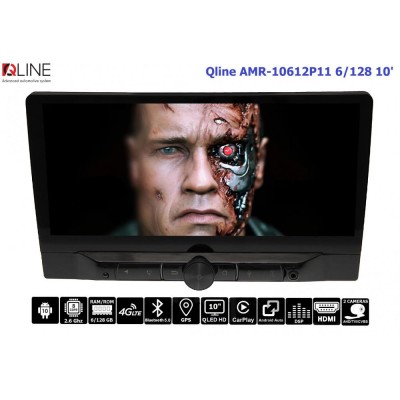 Мультимедиа Qline AMR-10612P11 Android 10 6/128 10'