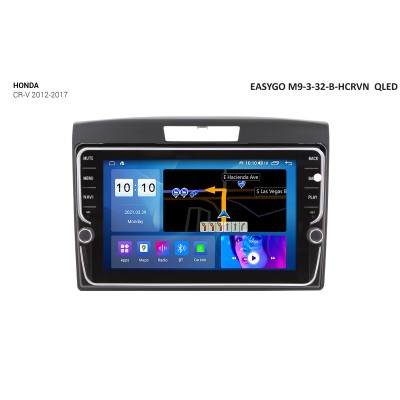 Штатная автомагнитола EasyGo M9-3-32-B-HCRVN QLED Honda CR-V 2012-2017