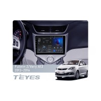 Штатна магнітола Teyes X1 2+32 Gb Chery Fulwin 2, Very A13 2013-2016 9"