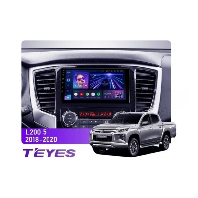 Штатна магнітола Teyes CC3 6+128 Gb 360° Mitsubishi L200 5 2018-2020 (F1) 9"