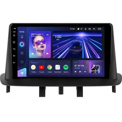 Штатна магнітола Teyes CC3 6+128 Gb 360° Renault Megane 3 2008-2014 (дві коси) 9"