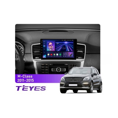 Штатна магнітола Teyes CC3 6+128 Gb 360° Mercedes-Benz M-Class W166 ML 2011-2015 9"