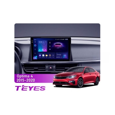 Штатна магнітола Teyes CC3 2k 4+64 Gb Kia Optima 4 JF (1 Din) 2015-2020 10"