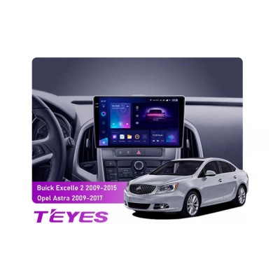 Штатна магнітола Teyes CC3 2k 4+32 Gb Buick Excelle 2 2009-2015, Opel Astra J 2009-2017 9"