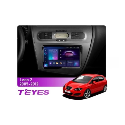 Штатна магнітола Teyes CC3 2k 4+64 Gb Seat Leon 2 2005-2012 (F2) 9"