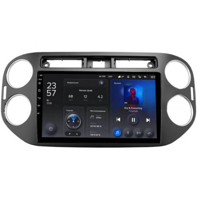 Штатна магнітола Teyes X1 2+32 Gb Wi-Fi Volkswagen Tiguan 1 NF 2006-2017 (A) black 9"