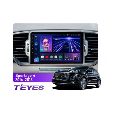 Штатна магнітола Teyes CC3 4+64 Gb Kia Sportage 4 QL (KX5) 2016-2018 (B) 9"