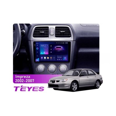 Штатна магнітола Teyes CC3 2k 4+64 Gb Subaru Impreza GD GG 2002-2007 9"