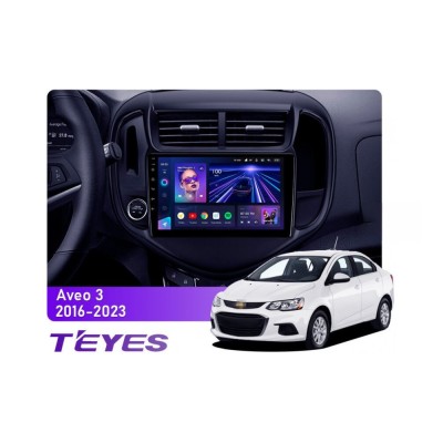Штатна магнітола Teyes CC3 4+64 Gb Chevrolet Aveo 3 2016-2023 9"