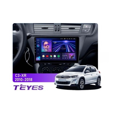 Штатна магнітола Teyes CC3 6+128 Gb Citroen C3-XR (F2) 2010-2018 10"