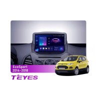Штатна магнітола Teyes CC3 2k 4+64 Gb Ford EcoSport 2014-2018 9"