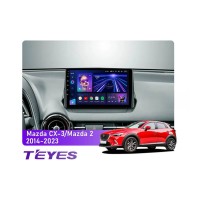 Штатна магнітола Teyes CC3 4+64 Gb Mazda CX-3 DK/2 DJ (0 Din) 2014-2023 9"
