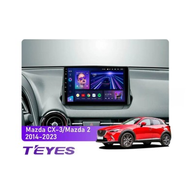 Штатна магнітола Teyes CC3 4+64 Gb Mazda CX-3 DK/2 DJ (0 Din) 2014-2023 9"