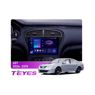 Штатна магнітола Teyes CC3 2k 6+128 Gb Peugeot 607 2004-2010 9"