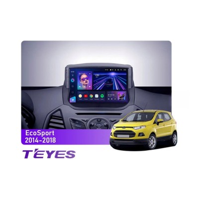 Штатна магнітола Teyes CC3 4+64 Gb Ford EcoSport 2014-2018 9"