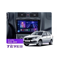 Штатна магнітола Teyes CC3 6+128 Gb LADA Granta Cross 2018-2019 9"