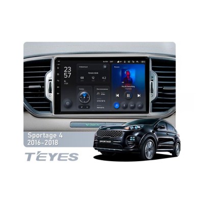 Штатна магнітола Teyes X1 2+32 Gb Wi-Fi Kia Sportage 4 QL (KX5) 2016-2018 (A) 9"
