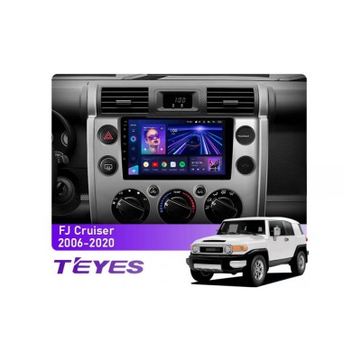Штатна магнітола Teyes CC3 6+128 Gb Toyota FJ Cruiser J15 2006-2020 (F2) 9"