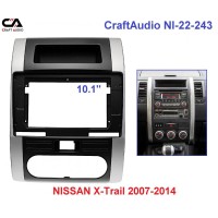 Рамка переходная CraftAudio NI-22-243 NISSAN X-Trail 2007-2014 10.1"