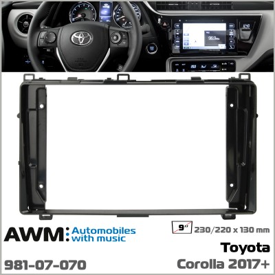 Переходная рамка Toyota Corolla AWM 981-07-070