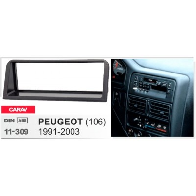 Перехідна рамка Carav Peugeot 106 (11-309)