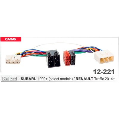 Перехідник для магнітол Subaru, Renault Carav 12-221