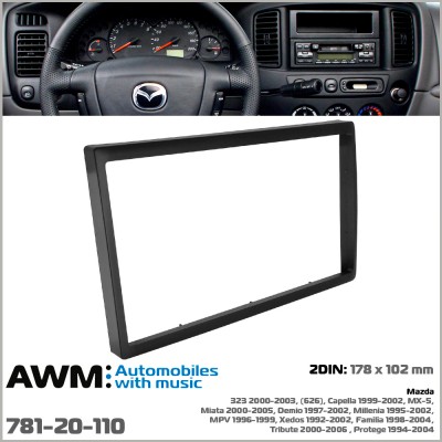Перехідна рамка AWM Mazda 323, MX-5, Demio, MPV, Tribute, Xedos 781-20-110