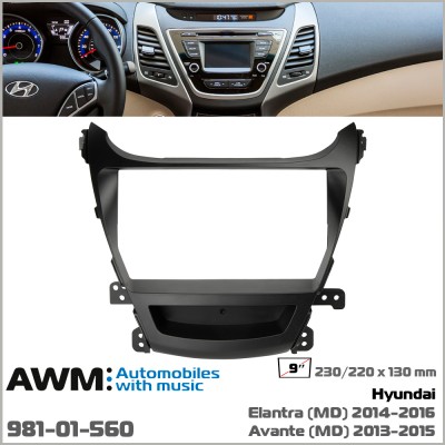Перехідна рамка AWM Hyundai Elantra, Avante (981-01-560)
