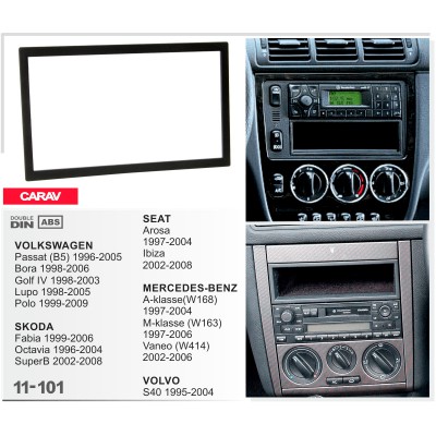 Перехідна рамка Carav Volvo S40 (11-101)