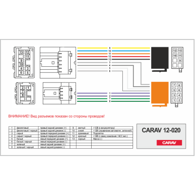Перехідник ISO CARAV Nissan (12-020)