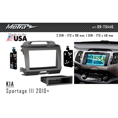 Перехідна рамка Metra KIA Sportage (99-7344G)
