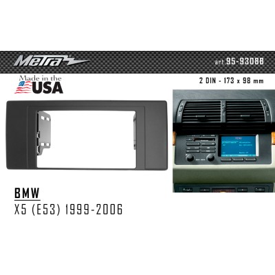 Переходная рамка Metra BMW X5, E53 (95-9308B)