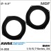 Проставки под динамики AWM H-203 BMW 1 Series, 3 Series, 5 Series, 7 Series, Z4