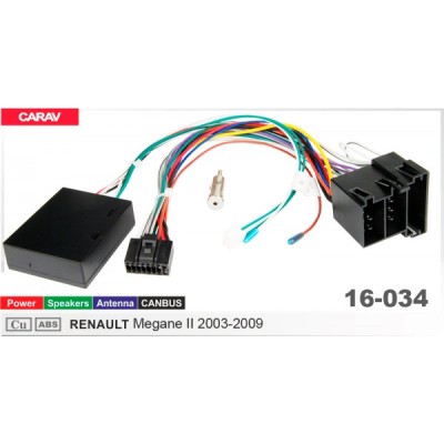 Перехідник для магнітол 9", 10.1" Renault Megane II Carav 16-034