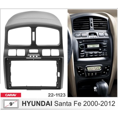 Переходная рамка Carav Hyundai Santa Fe (22-1123)