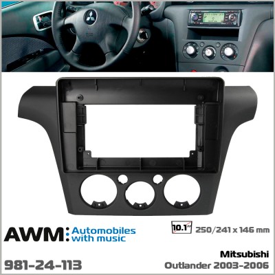Переходная рамка AWM Mitsubishi Outlander (981-24-113)