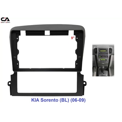 Перехідна рамка CraftAudio KI-22-104 KIA Sportage (SL) 2010-2016 9"