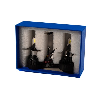 Комплект LED ламп HeadLight Mi7 H3 (Pk22s) 55W 12V 4000Lm с активным охлаждением