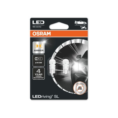 LED лампа OSRAM 2827DYP-02B W5W Amber 12V