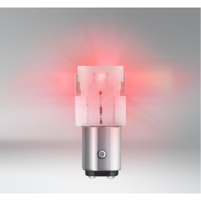LED лампа OSRAM LEDriving SL 7528DRP-02b P21/12V 5W BAY15d RED
