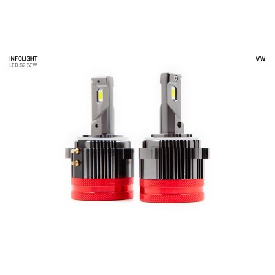 LED лампа Infolight S2 H7 VW 60W