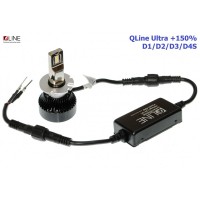 Лампы светодиодные QLine Ultra +150% D1/D2/D3/D4S 6000K 49W (2шт.)